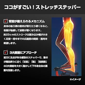 エアロライフ　ステッパー　健康器具　運動器具　AEROLIFE ダイエット　自宅 Amazon | 【公式】エアロライフ ステッパー ストレッチ